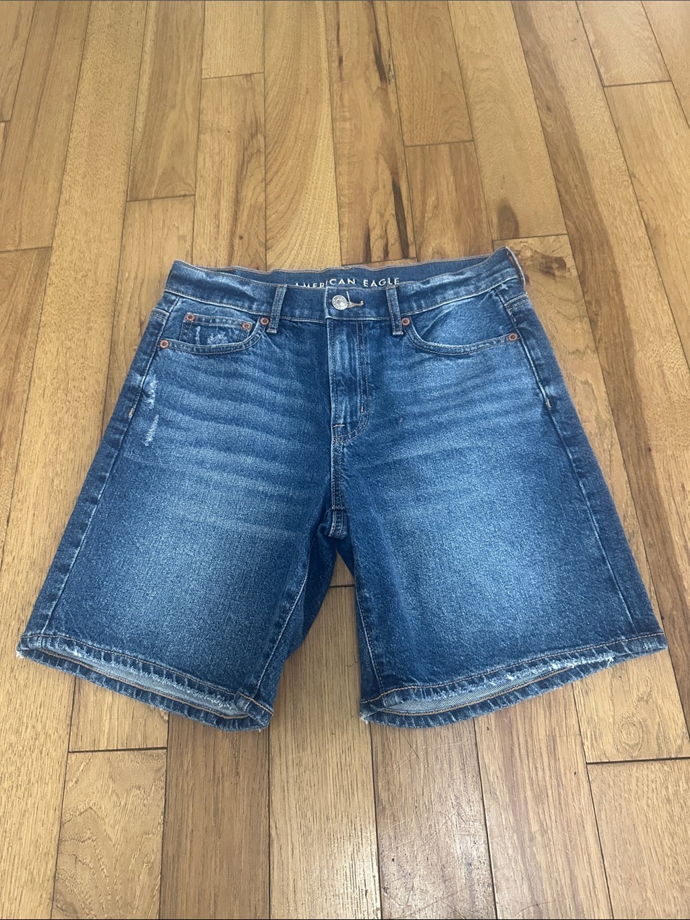 American Eagle Outfitters womens Blue Denim Shorts size 0